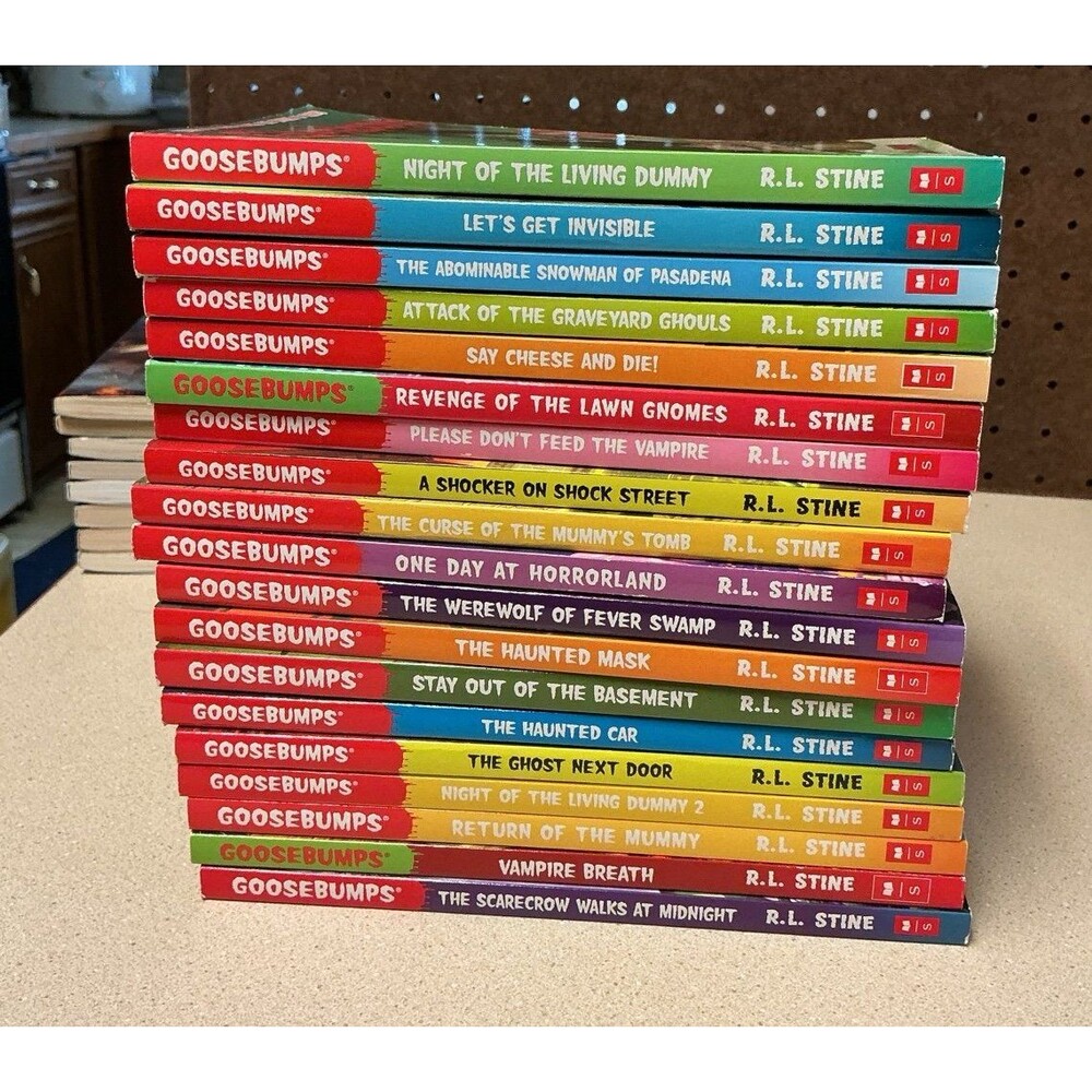 Goosebumps Horror Fiction Books LoGoosebumps Horror Fiction Books Lot R.L. Stine